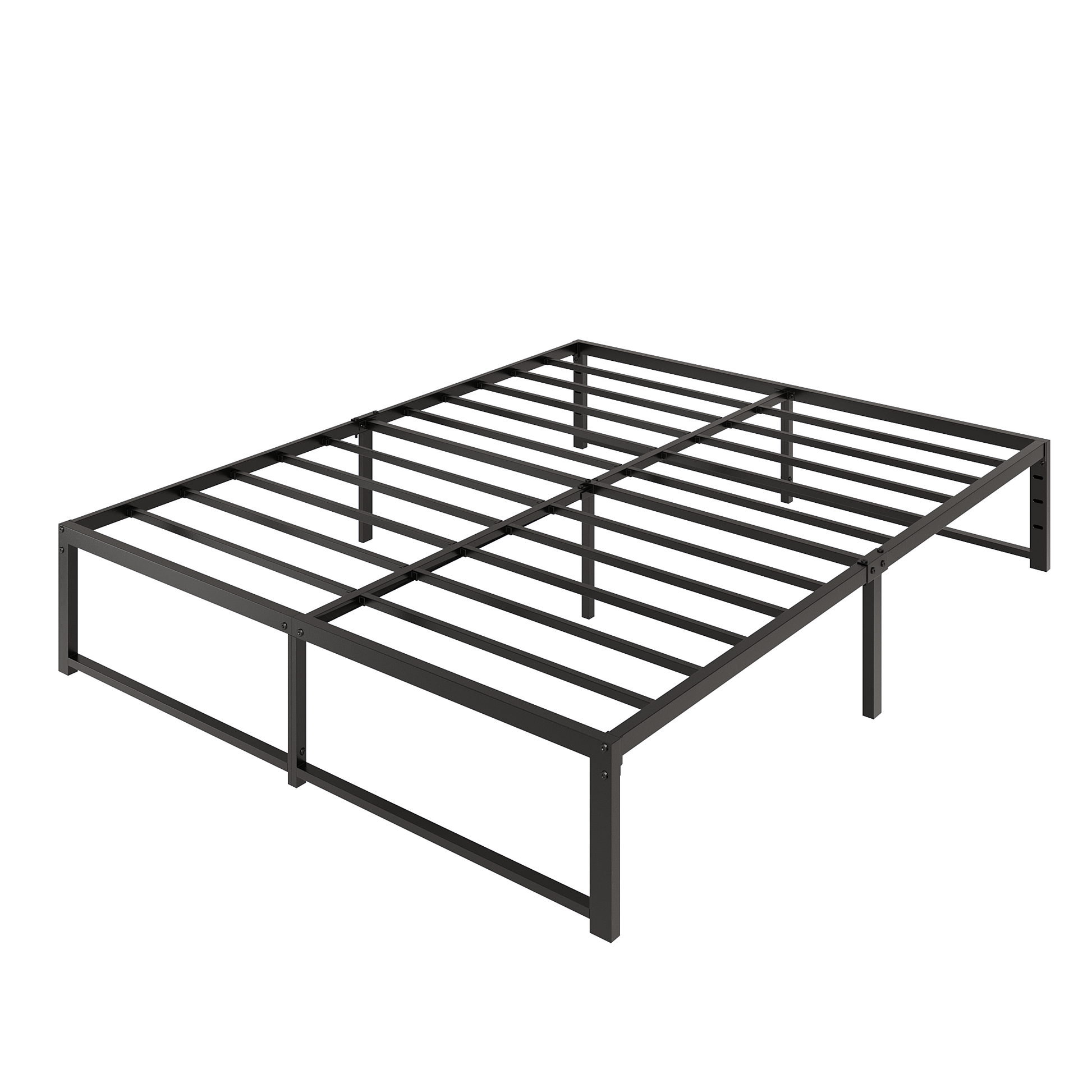 Einfach 14'' Bed Frame, Metal Platform Bed with Ample Under-Bed Storage Space, Upgraded Frame Structure, No Box Spring Needed