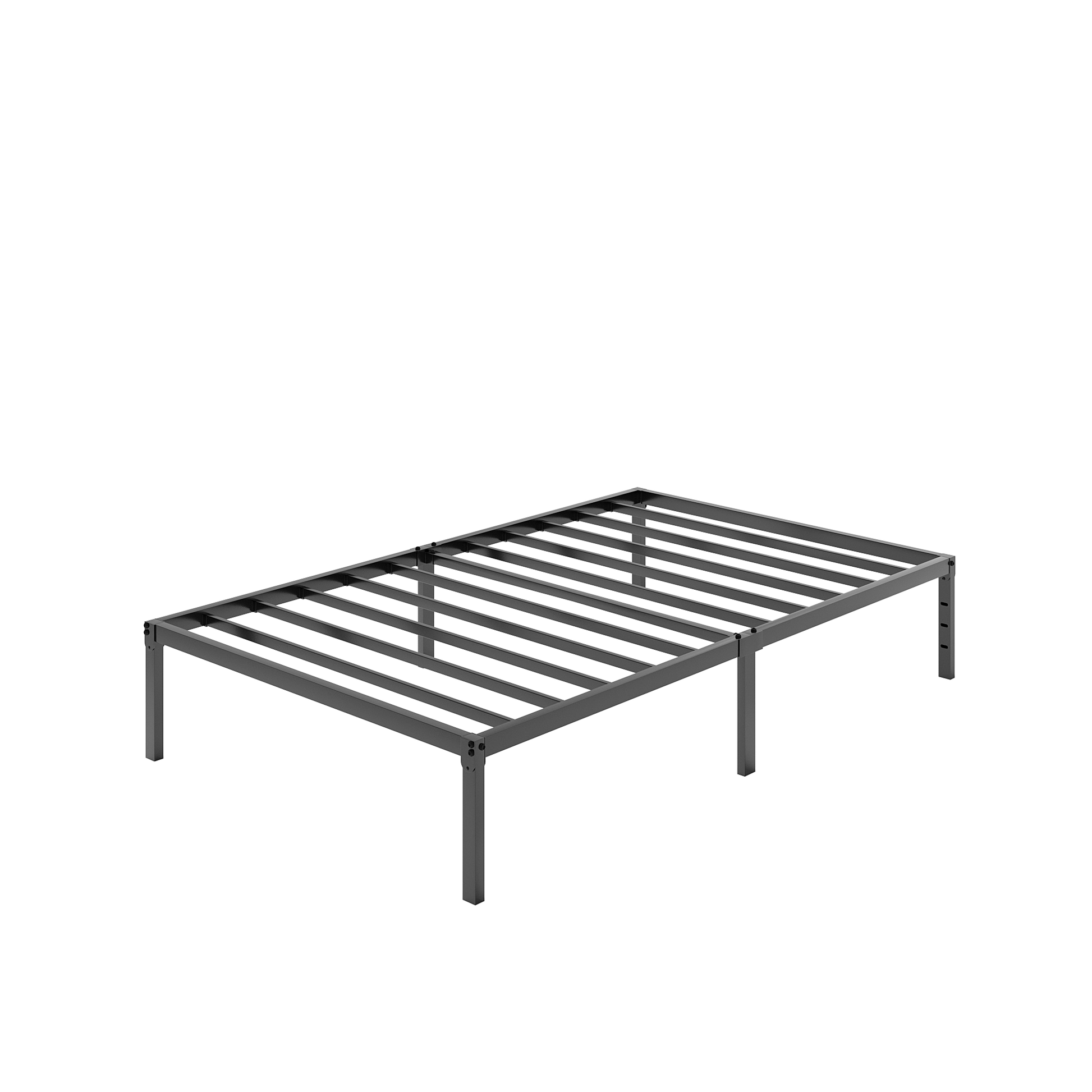 Einfach Bed Frame, Metal Platform Bed with 11" Under-bed Storage Space, Heavy Duty, No Box Spring Needed