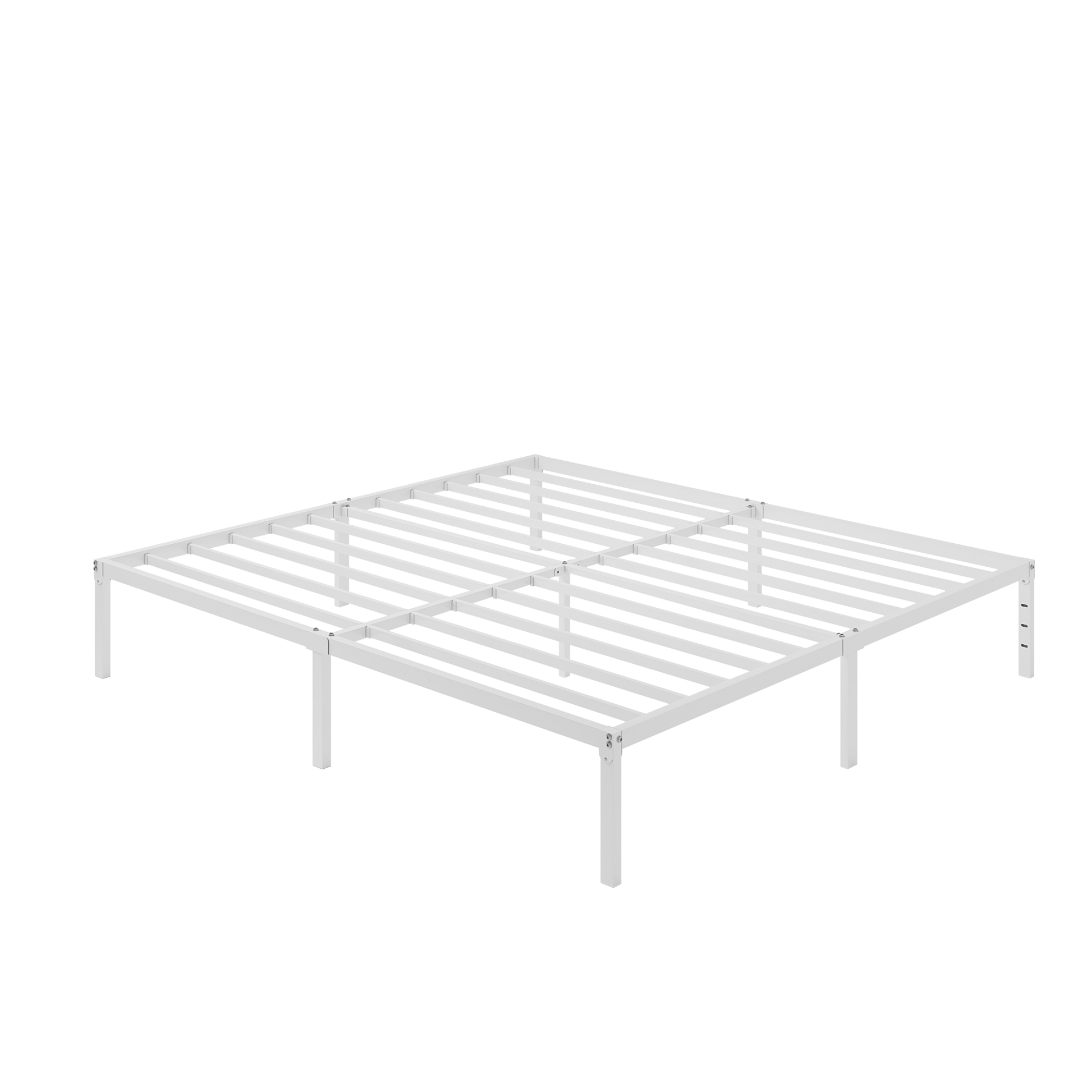 Einfach Bed Frame, Metal Platform Bed with 11" Under-bed Storage Space, Heavy Duty, No Box Spring Needed