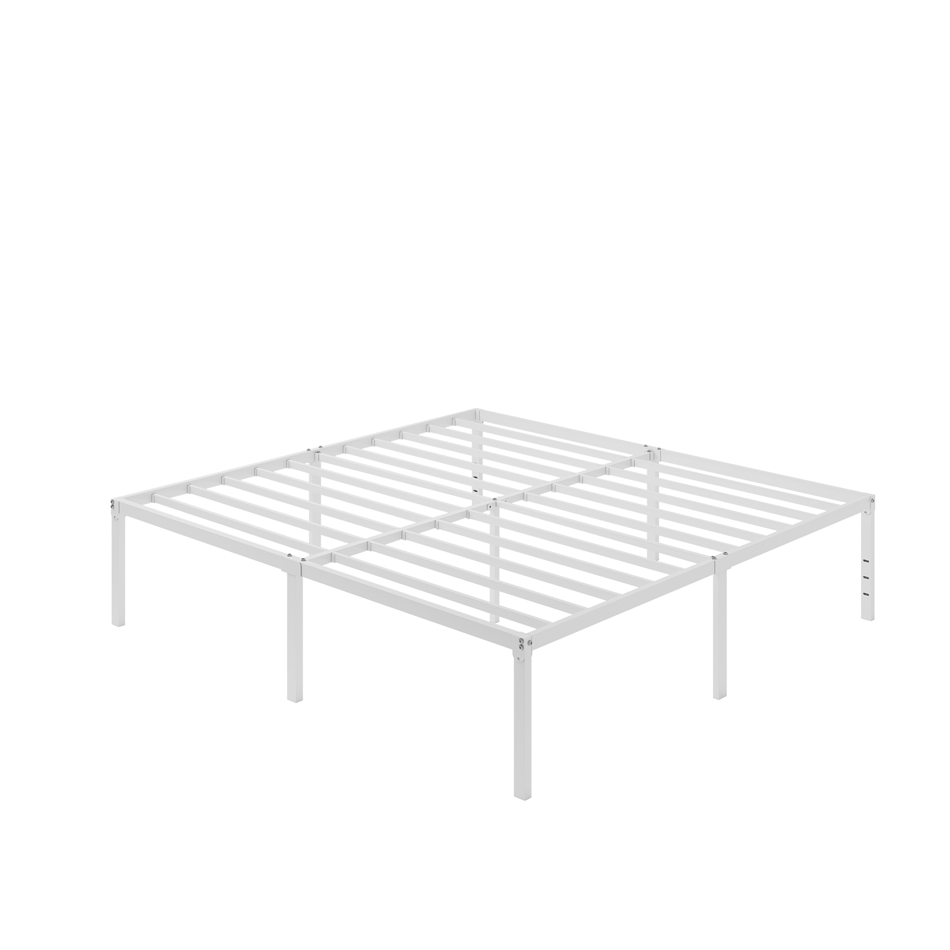 Einfach Bed Frame, Metal Platform Bed with 16.6" Under-bed Storage Space, Heavy Duty, No Box Spring Needed
