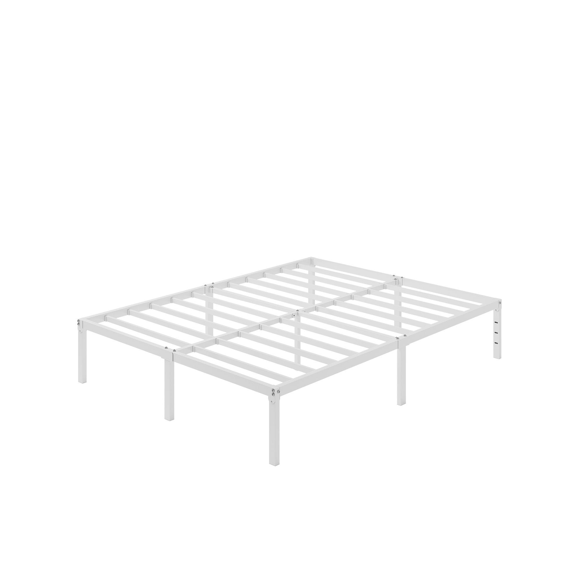 Einfach Bed Frame, Metal Platform Bed with 11" Under-bed Storage Space, Heavy Duty, No Box Spring Needed