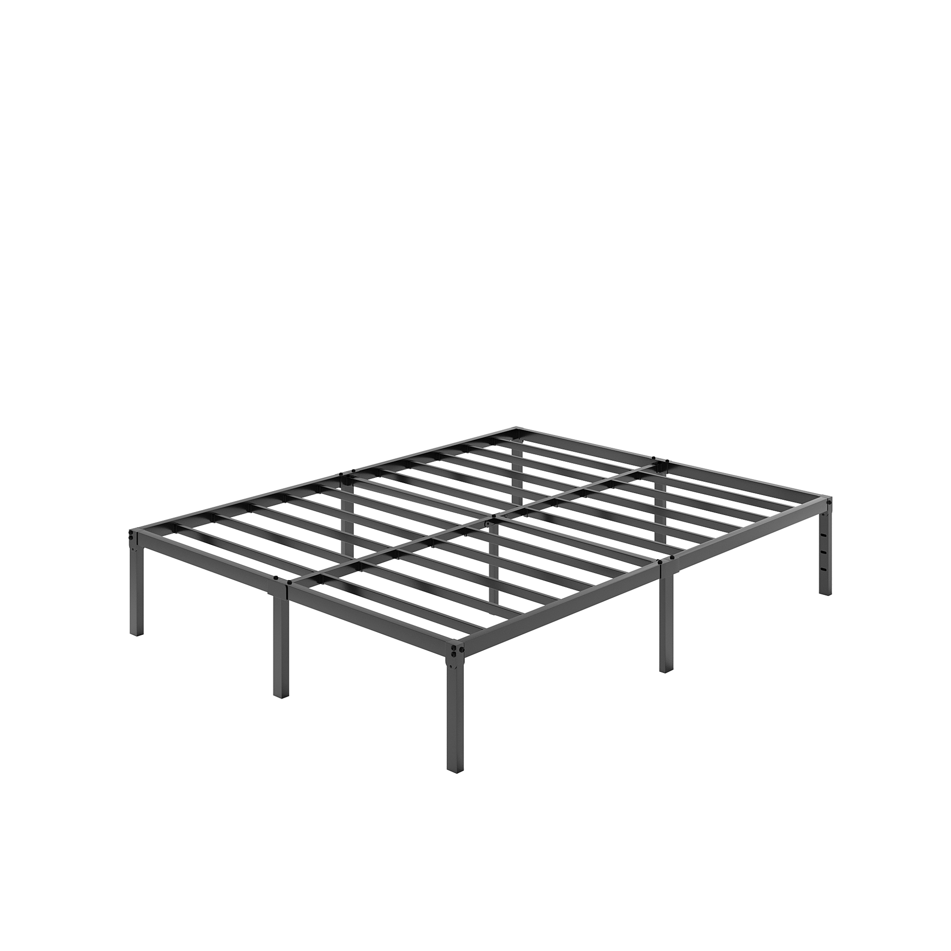 Einfach Bed Frame, Metal Platform Bed with 11" Under-bed Storage Space, Heavy Duty, No Box Spring Needed
