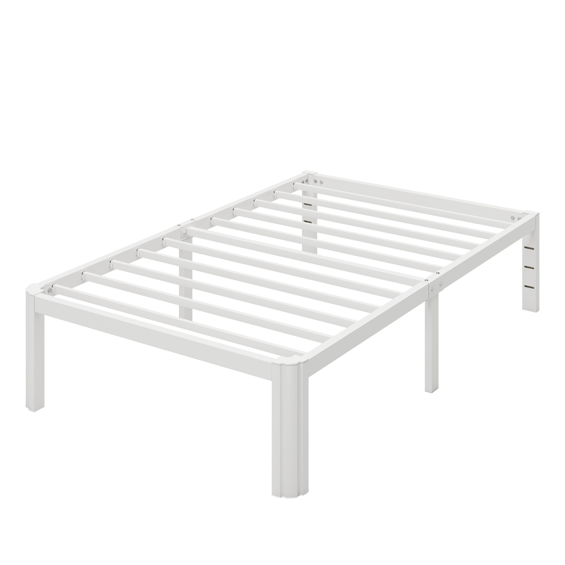 Einfach 14'' Bed Frame, Platform Metal Bed with 12'' Under-Bed Storage Space, Upgraded Curved Bed Feet, 3500 LBS Capacity